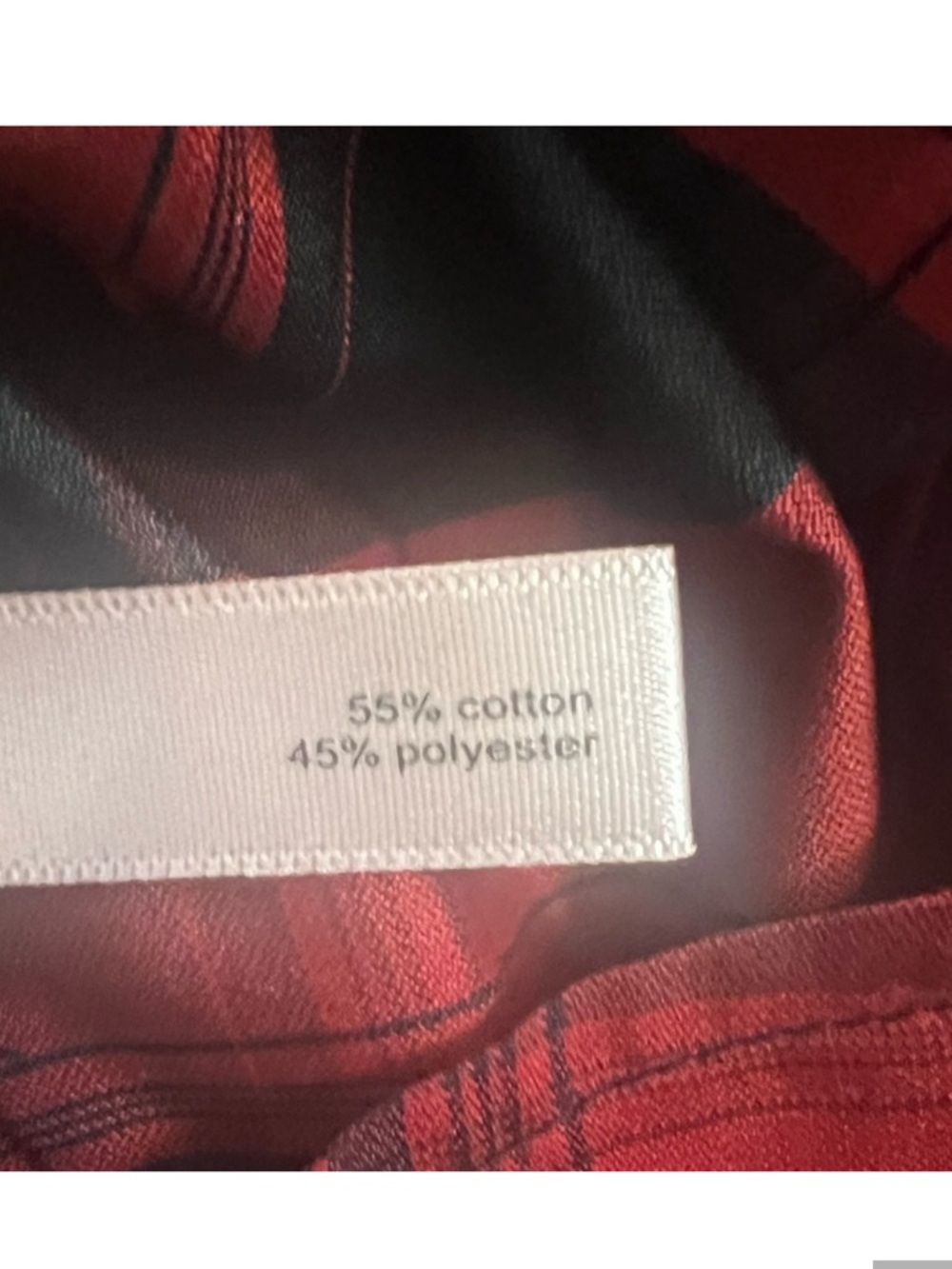 The Limited Red and Black Plaid Long-Sleeve Shirt Dress - Picture 4 of 6